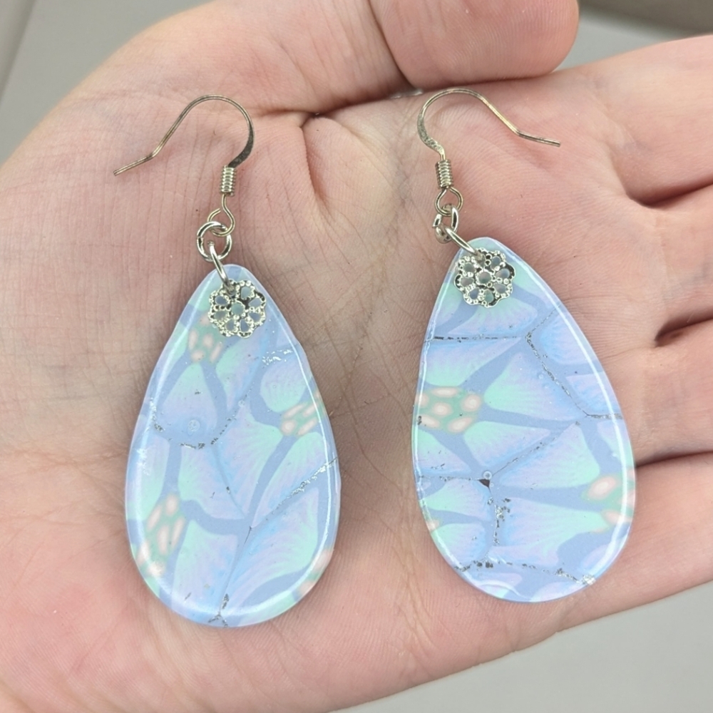 Iridescent Drop Earrings